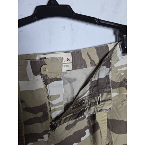 2007 GAP Womens Camo Surplus Poplin Cargo Mini Skirt Size 2 Y2K 2000s Grunge - Picture 6 of 10